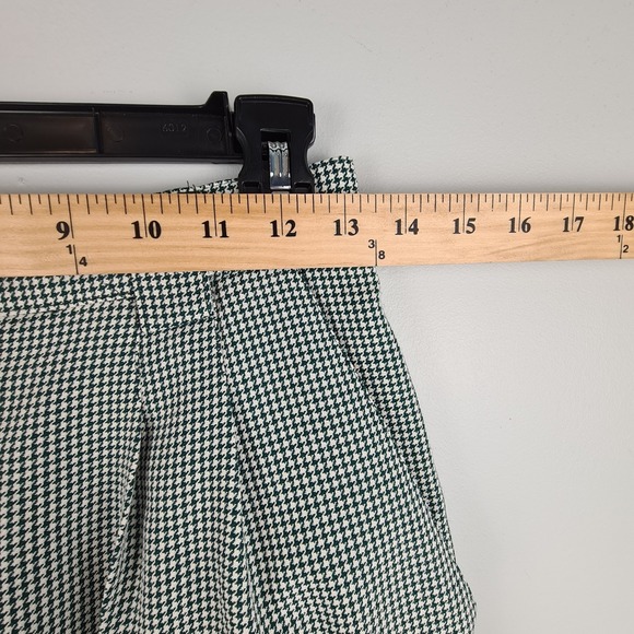 Vintage Tail Houndstooth High Waist Pleated Women's Shorts Sz 6 Academia Golf - Picture 3 of 10